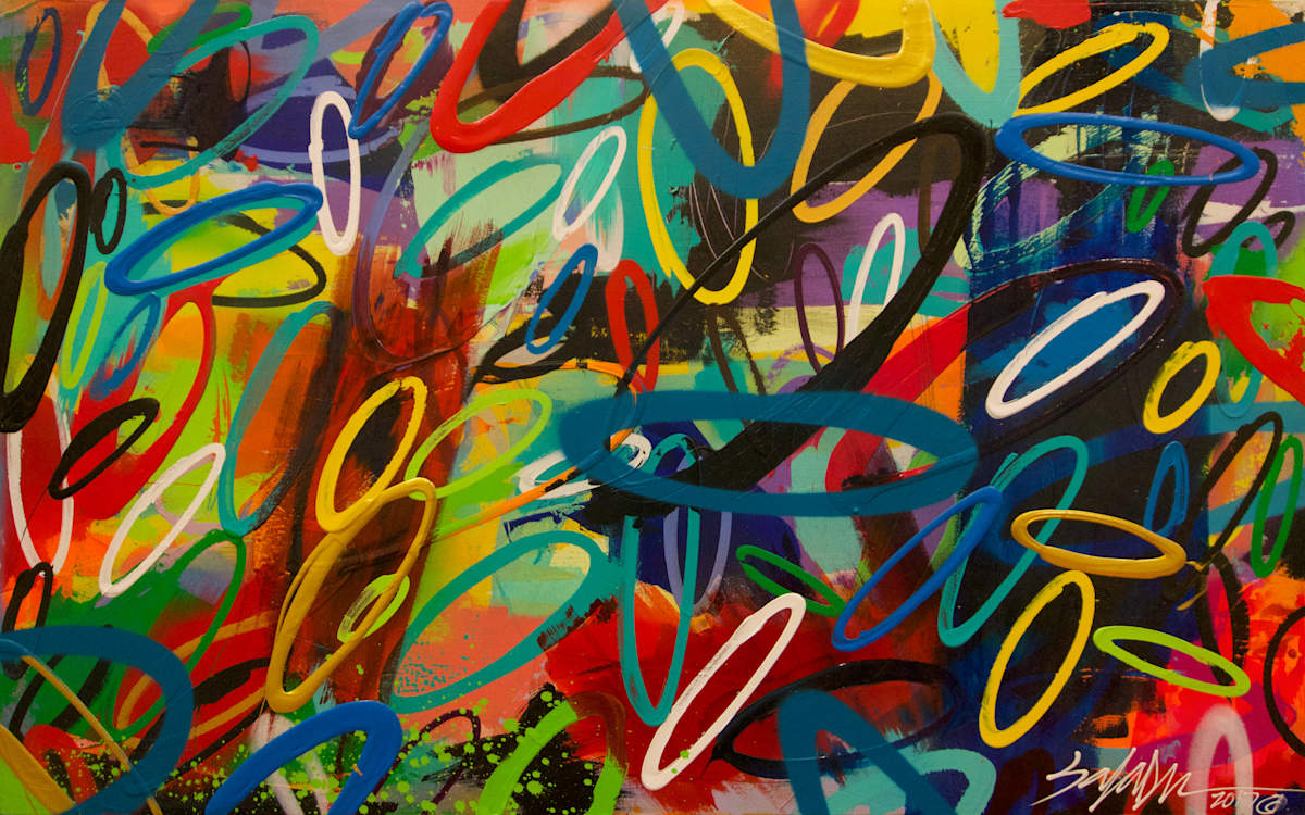 Circle Series (Medium) by King Saladeen (Raheem Johnson), Image 1.