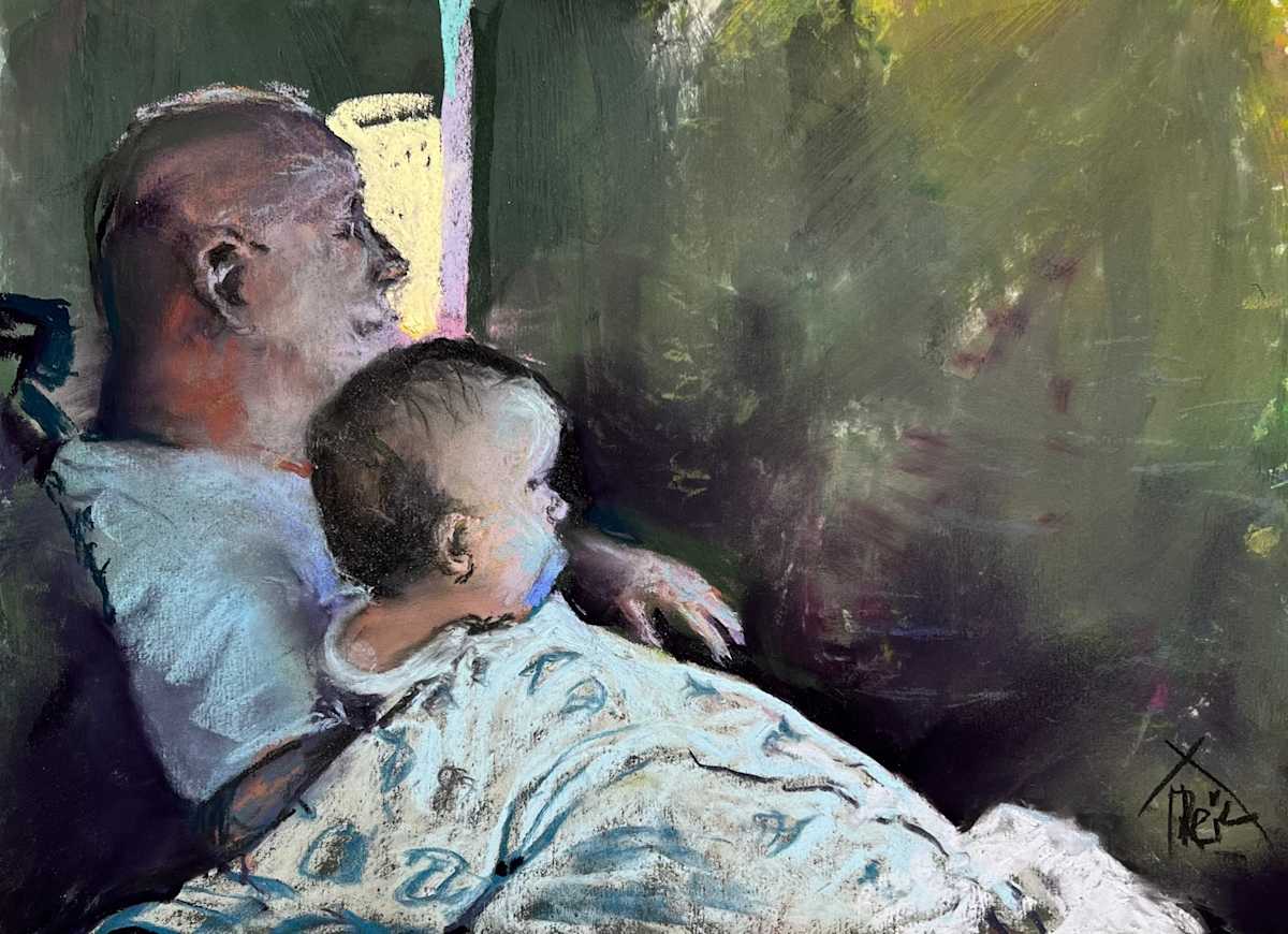 24/240. WATCHING TV TOGETHER by Toby Reid, Image 1.