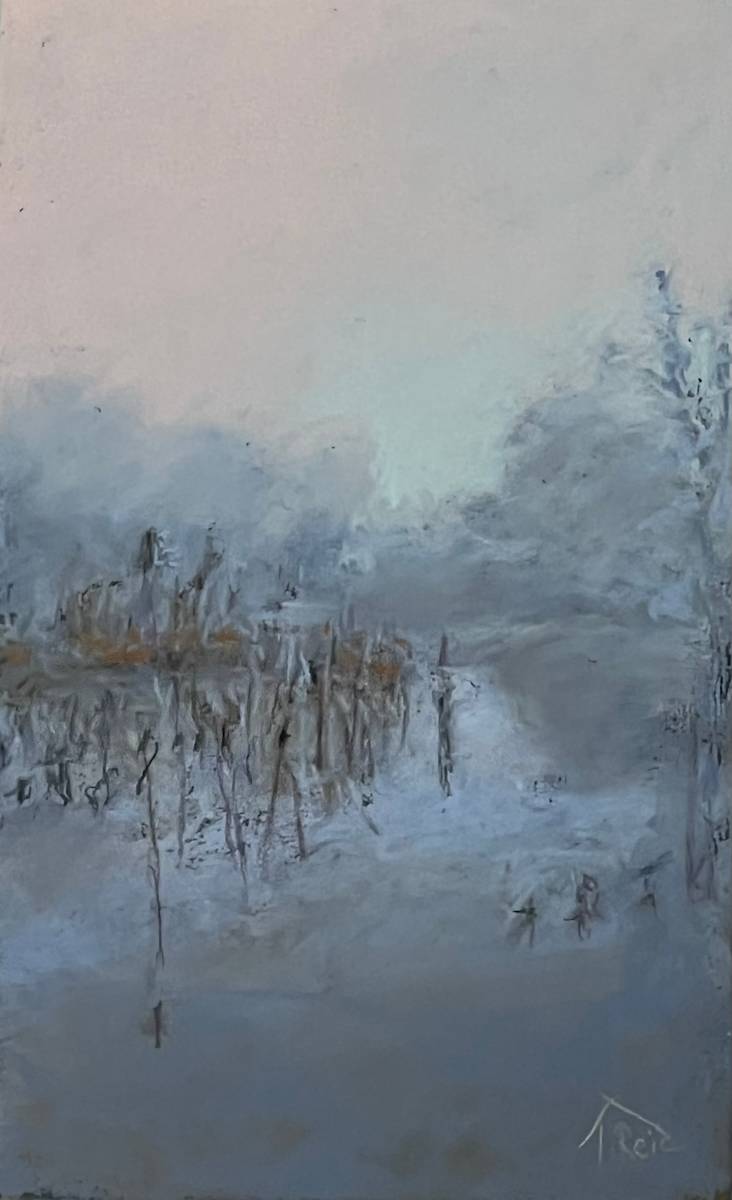 25/07. REEDS IN MIST by Toby Reid 