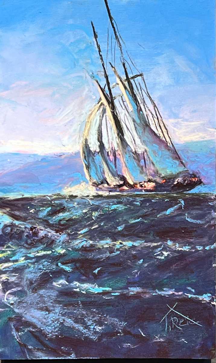 2025/q. SAILING LIGHT - study by Toby Reid 