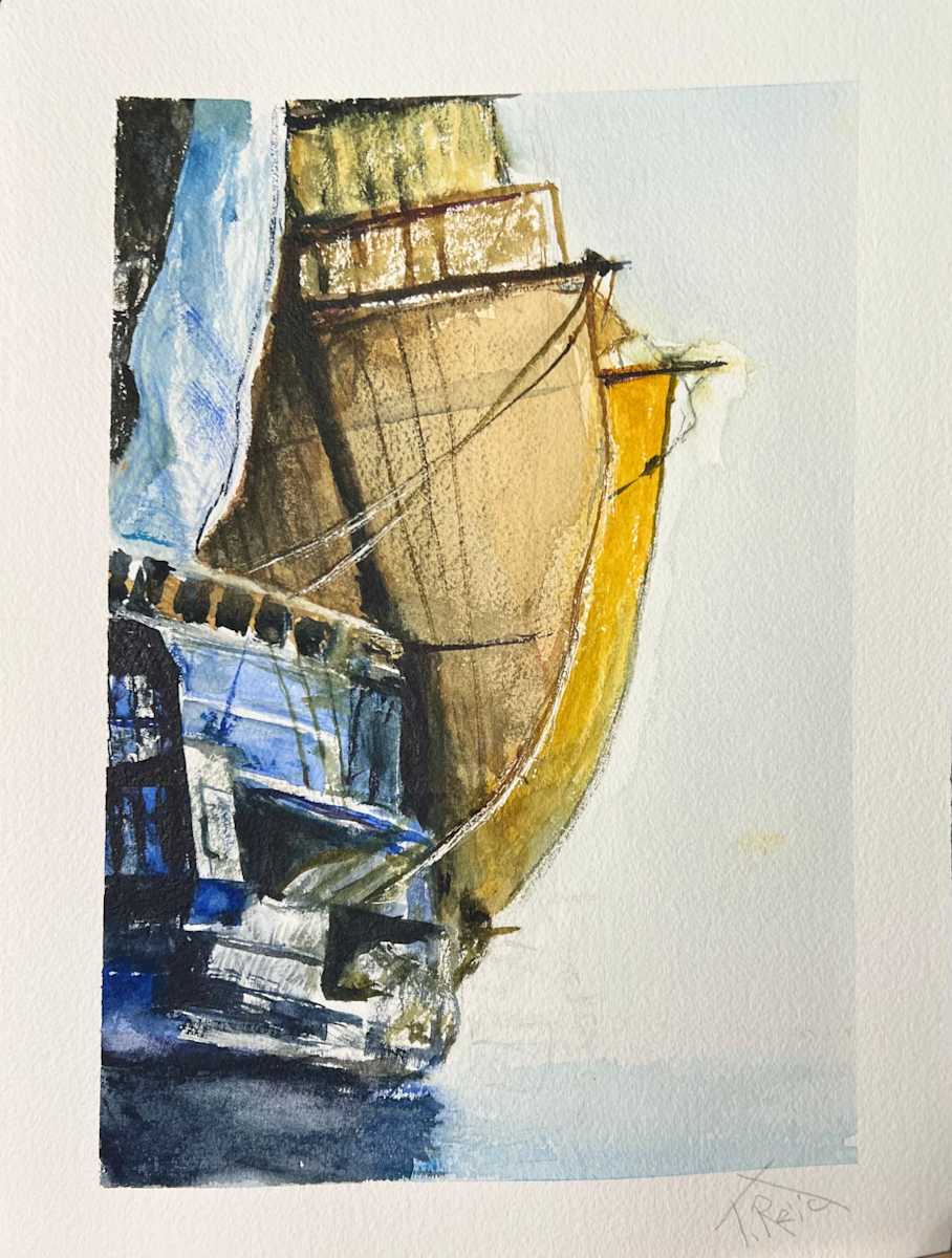 2025/@. Golden frigate by Toby Reid 