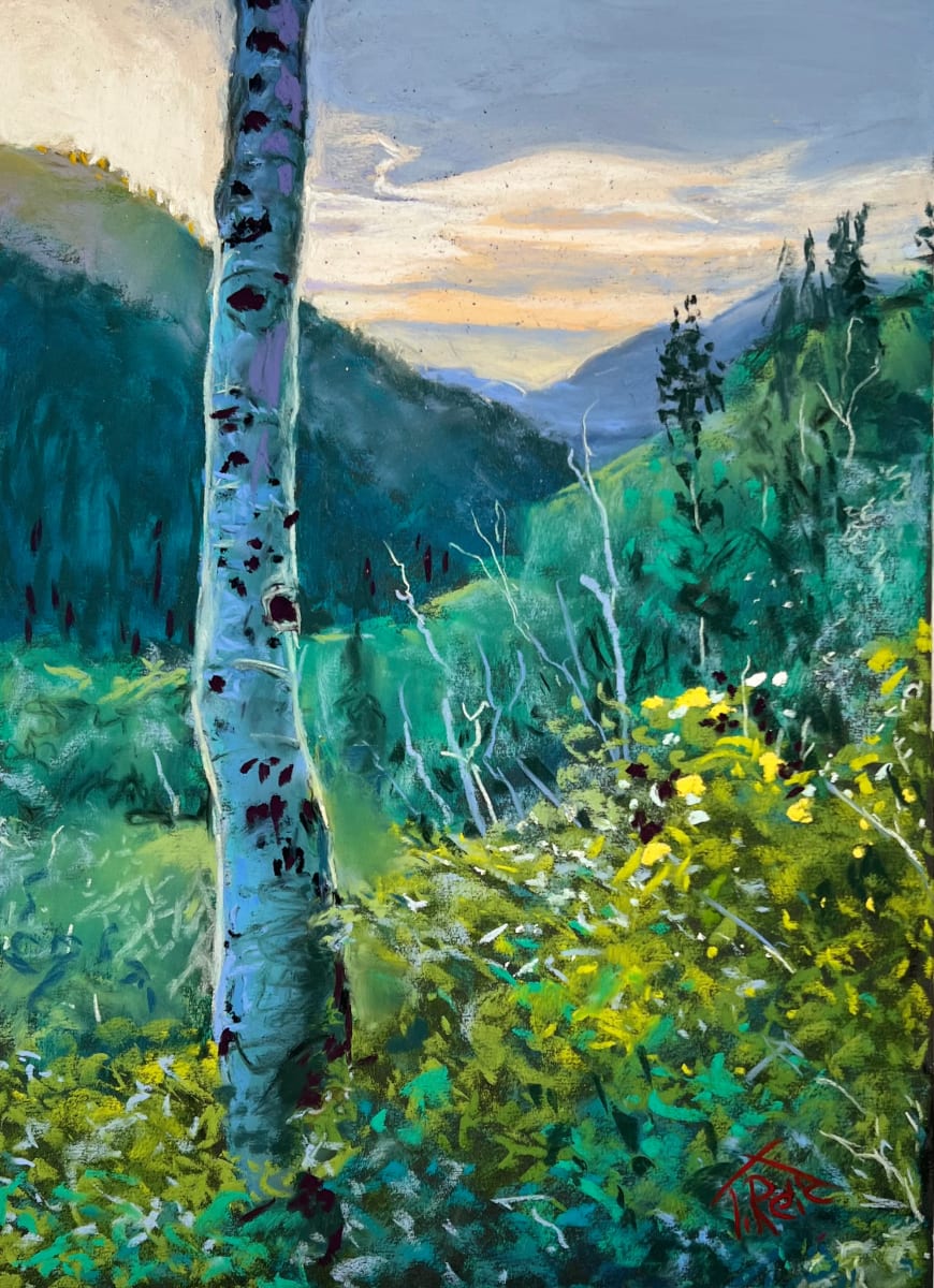 2023/124.  VIEW OF THE ASPEN by Toby Reid 