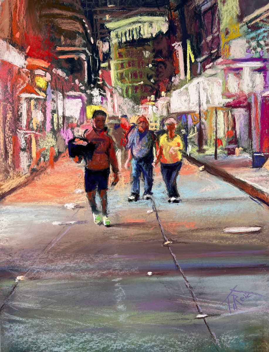 24/175.  WALKING DOWN BOURBON STREET by Toby Reid 