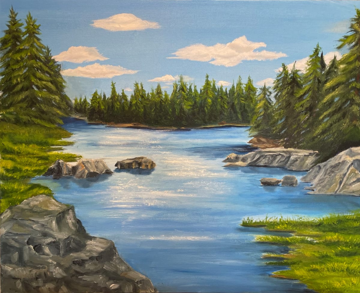 Derry River by Aprille Janes 