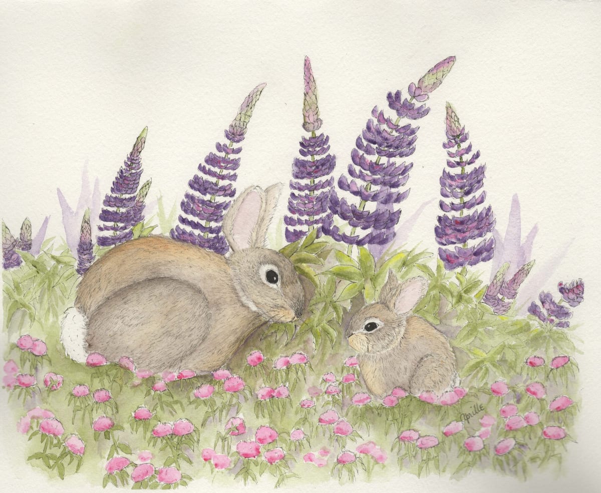 Mother Love: Bunnies by Aprille Janes 