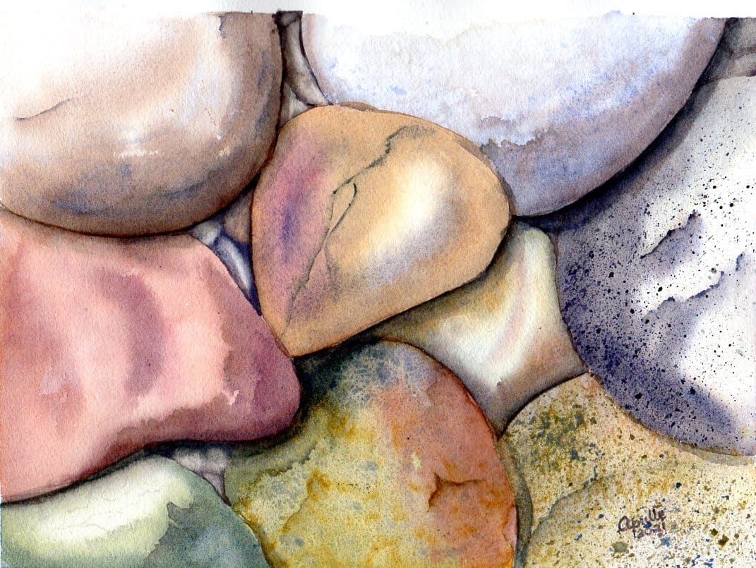 Tumbled Stones by Aprille Janes 
