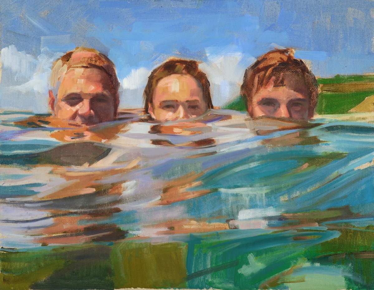 Three Above the Surface by Phoebe Twichell Peterson, Image 1.