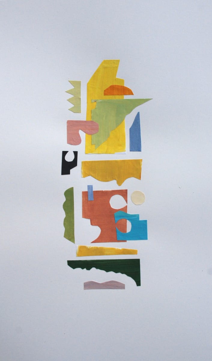 Cut Paper Collage - Aztec 