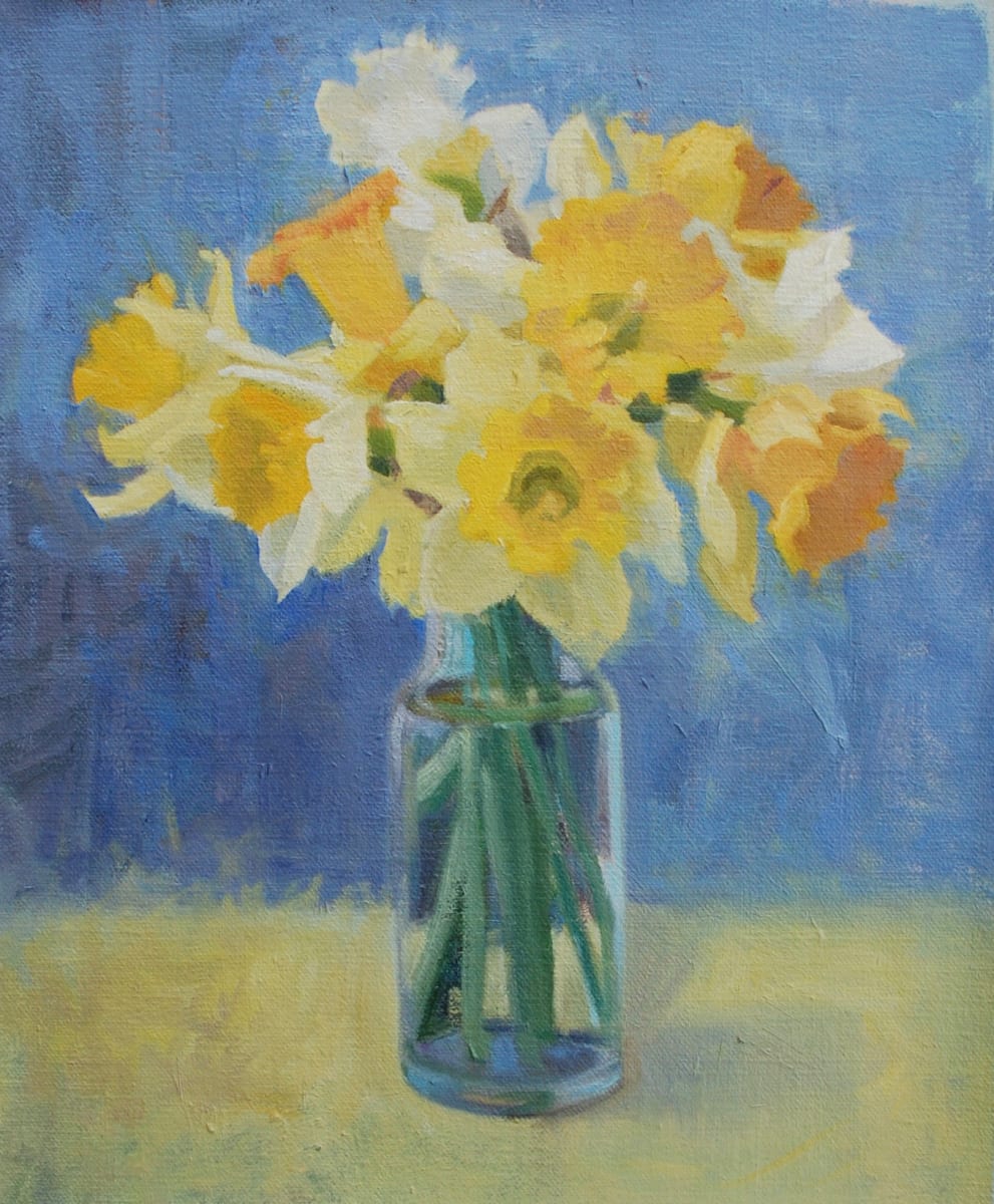 Yellow and White Daffodils 