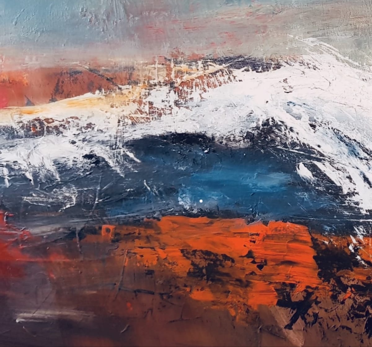 Between The Tides (Zale) by Marina Emphietzi  Image: A focus on moments of intensity within our temporal journey, just like the waves during a storm, emphasizing their turbulence and unpredictability.