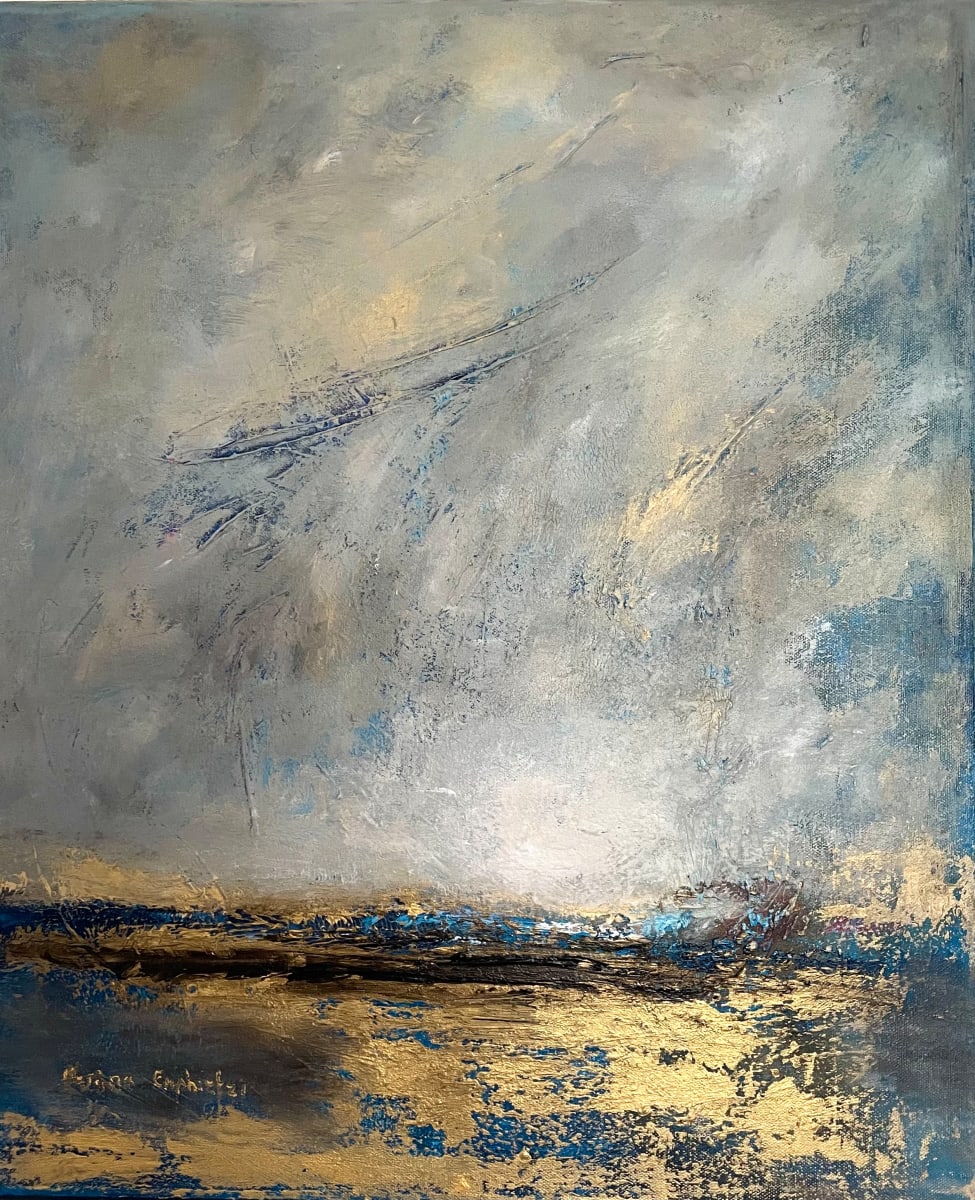 The Open Sea (Pontos) by Marina Emphietzi  Image: The interplay of light and shadow hints at the ever-shifting tides of life.






