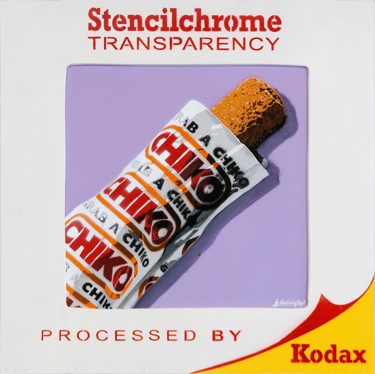 Grab A Chiko- Stencilchrome by Geoff Cunningham, Image 1.