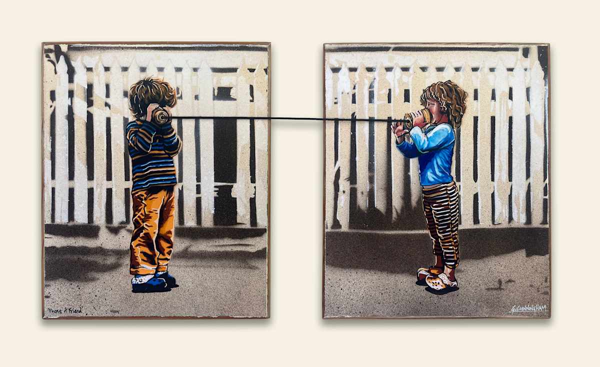 Phone A Friend #5 (string) by Geoff Cunningham 