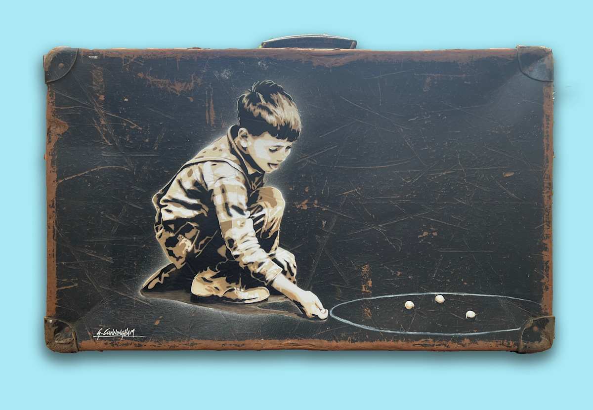 Sharp Shooter (suitcase) by Geoff Cunningham, Image 7.