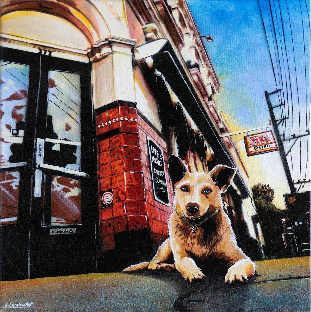 Walking The Dog by Geoff Cunningham 