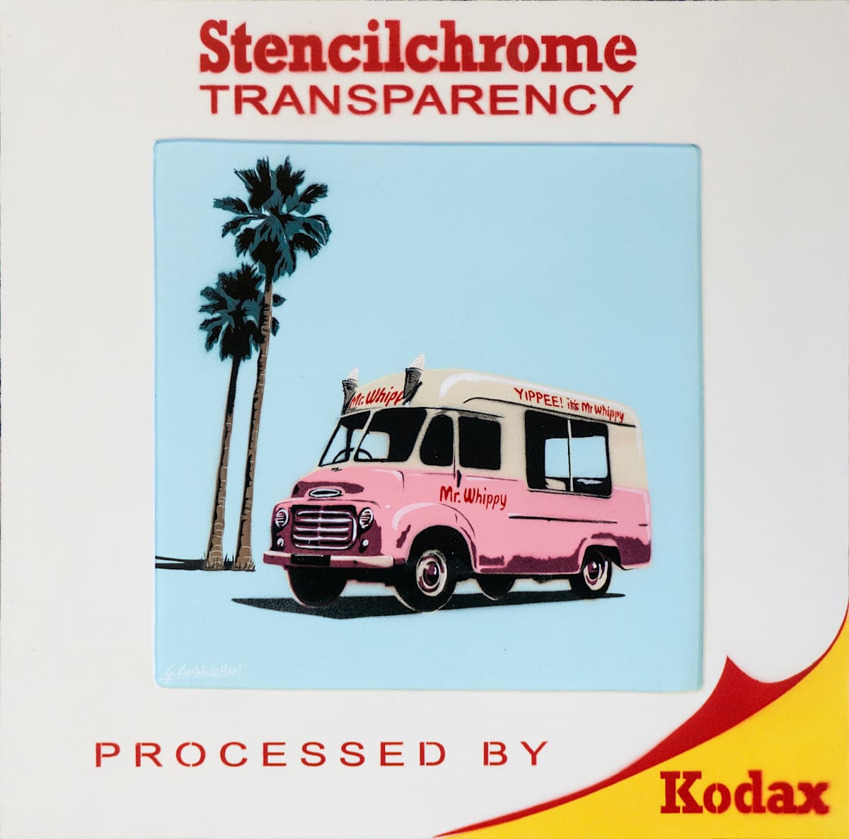 Yippee It's Mr Whippy - Stencilchrome #2 by Geoff Cunningham, Image 1.