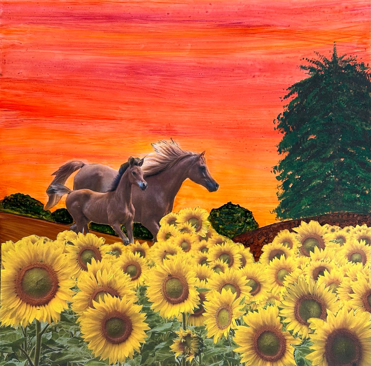 Sunset Run by Debbi Estes 