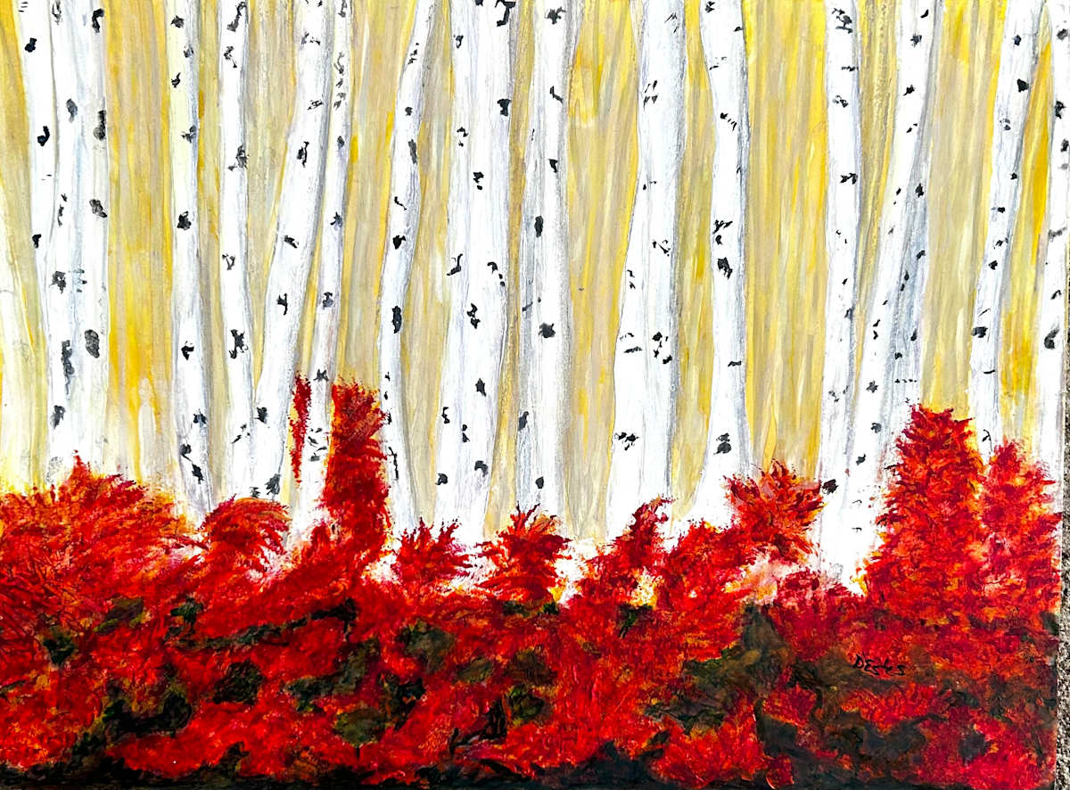Fall Birch by Debbi Estes 