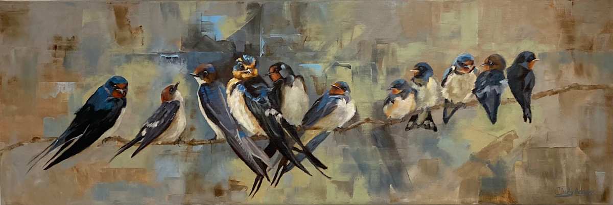 Barn Swallows by Cindy Adams, Image 1.