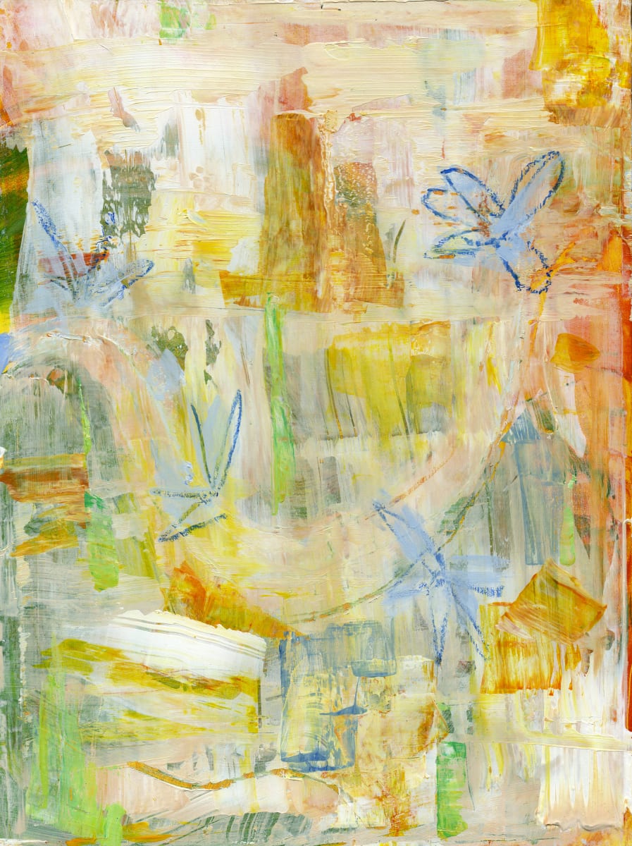 Abstract Spring in the Field by Michelle Boerio 