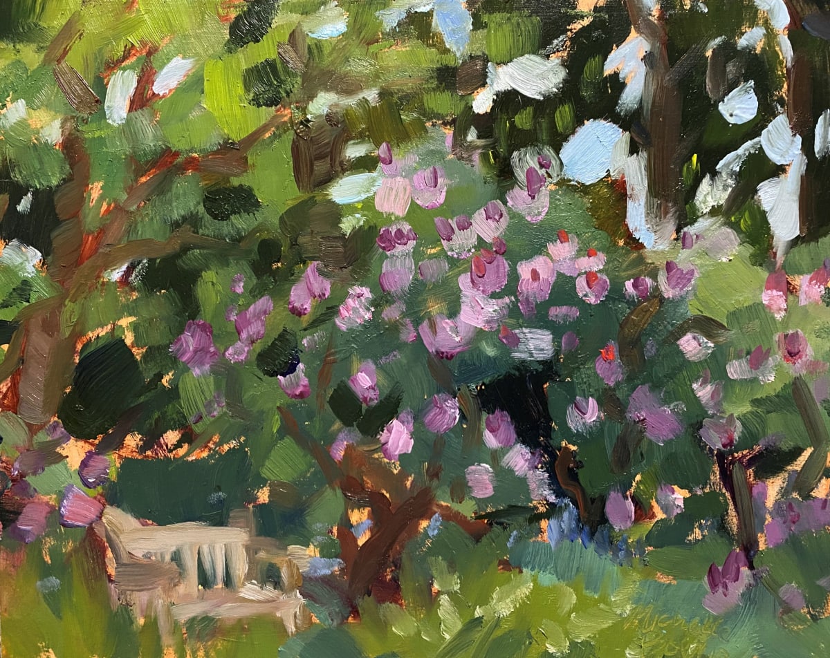 Among Rhododendrons by Michelle Boerio 