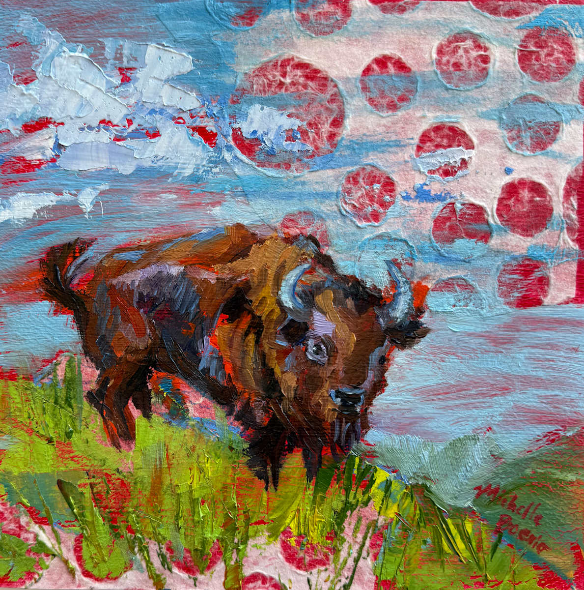 Buffalo Roams by Michelle Boerio 