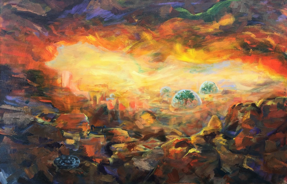 Martian Sunrise by Michelle Boerio 