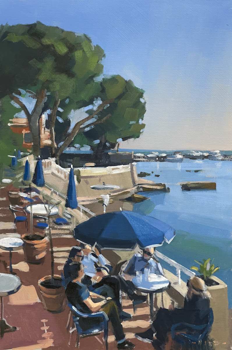 Evening drinks, Belle Rives by Andrew Hird ARSMA 