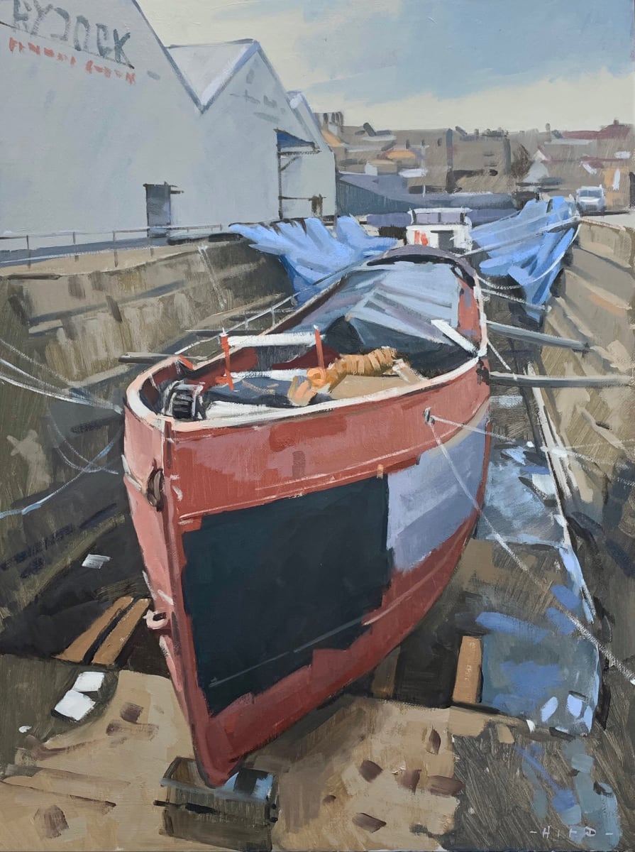 Drydock, Penzance by Andrew Hird ARSMA 