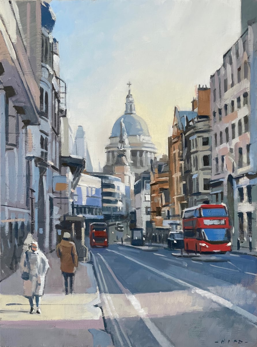 St Paul's from Fleet Street by Andrew Hird 