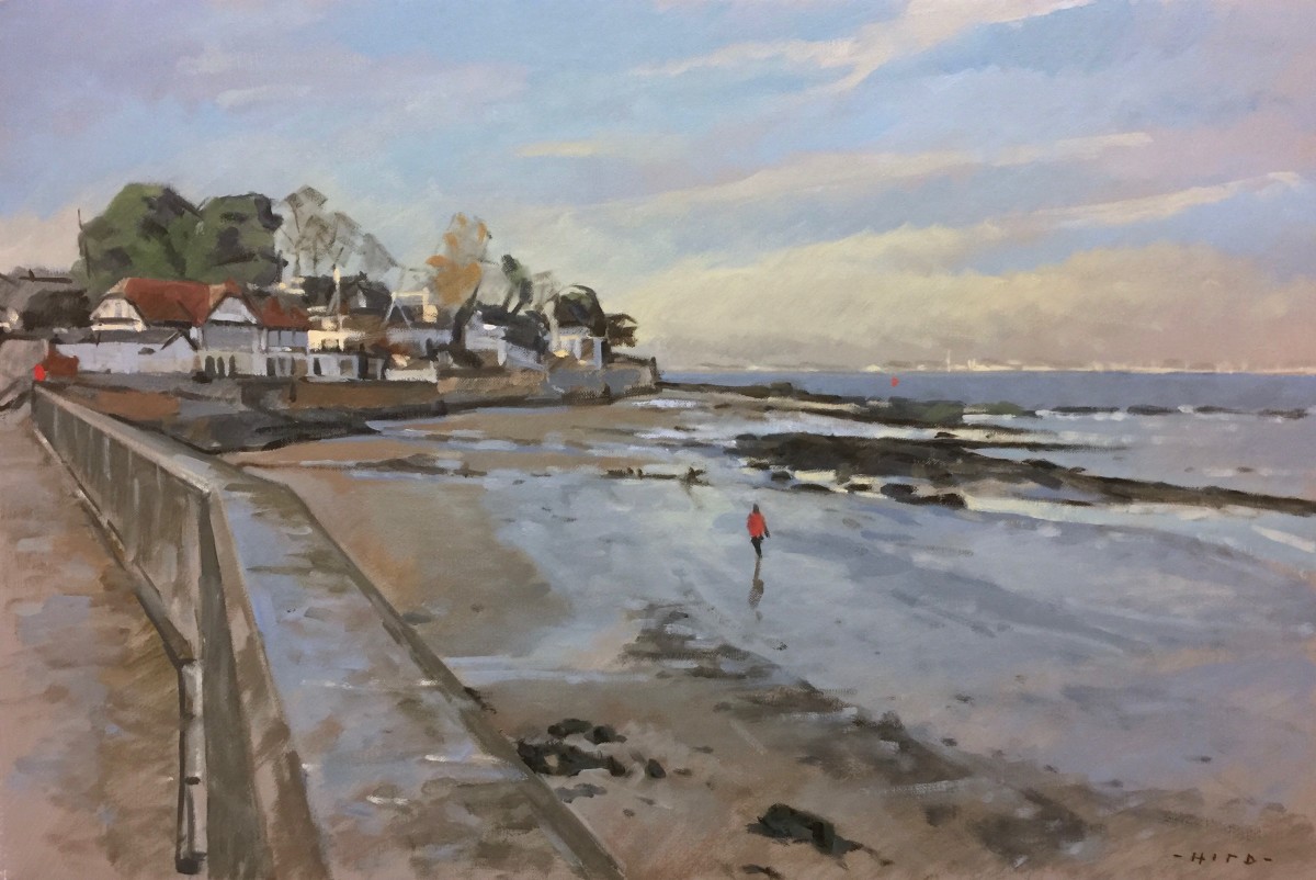 Nettlestone Point from Seagrove Bay, January by Andrew Hird 