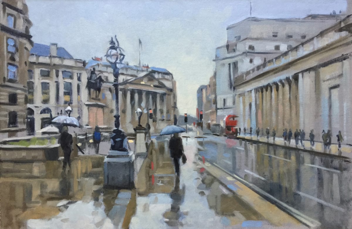 Mansion House from Threadneedle Street, scattered showers by Andrew Hird 
