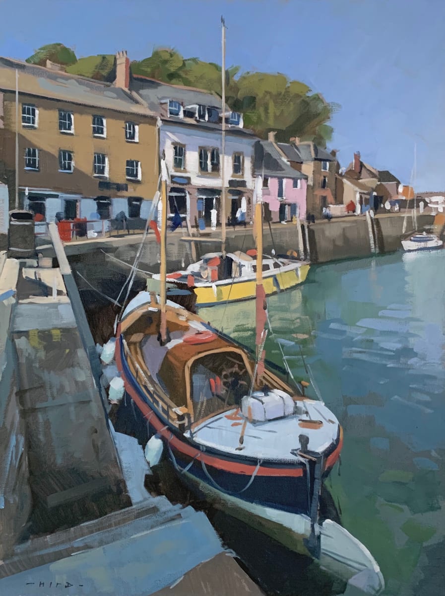 Historic lifeboat Anne Allen, Padstow harbour by Andrew Hird ARSMA 