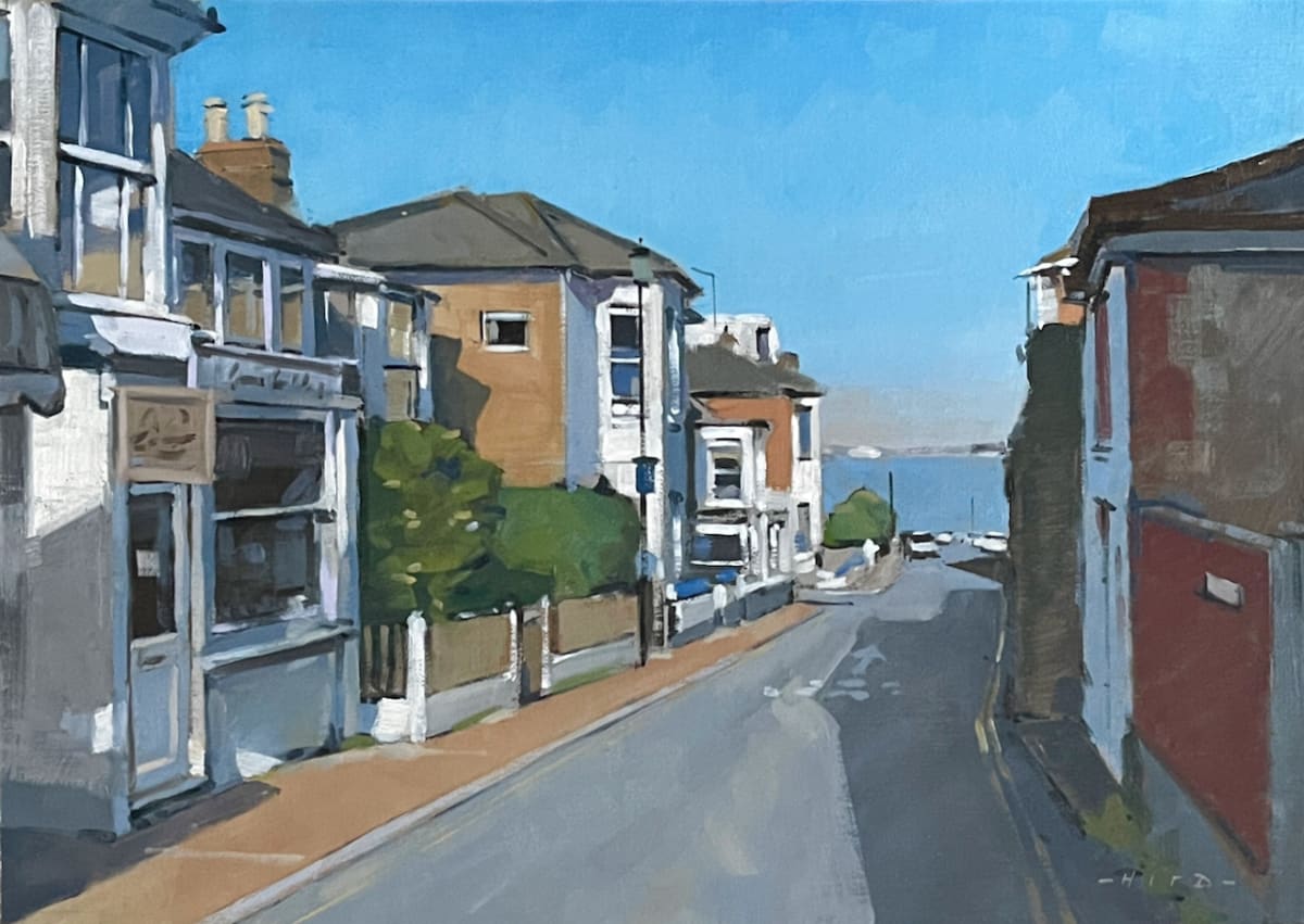 Spring sunshine, Seaview by Andrew Hird RSMA, Image 2.