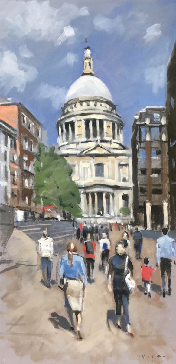 St Paul's, summer sun, Image 1.