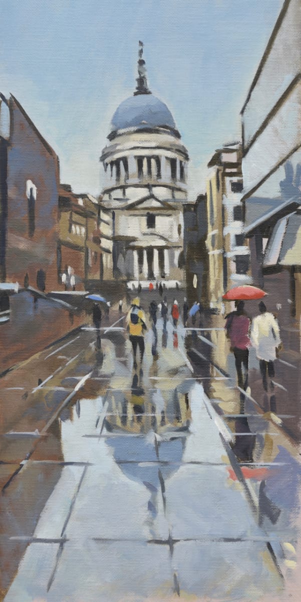 St Paul's, wet day 