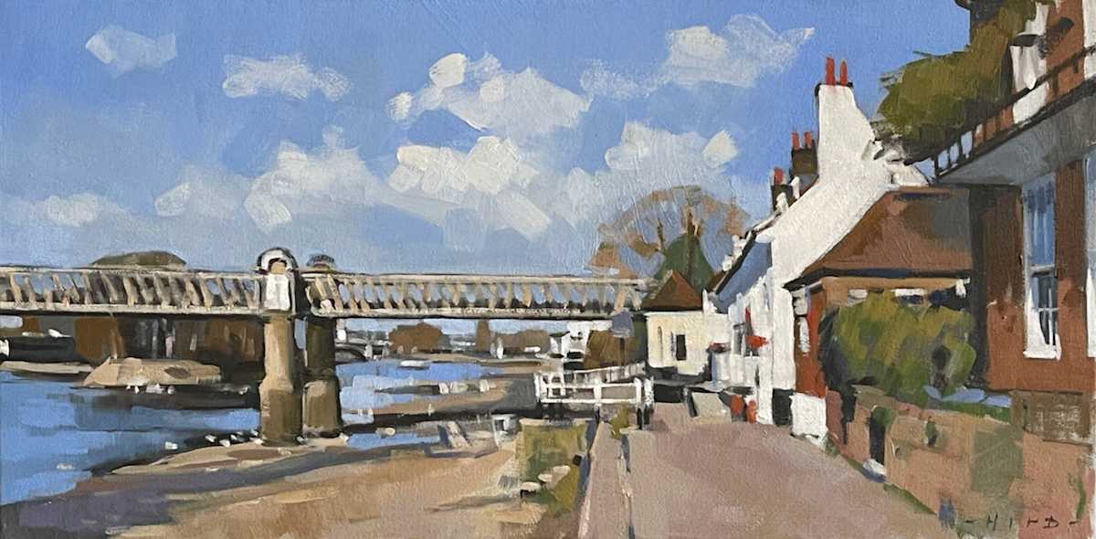 The Bull's Head, Strand on the Green by Andrew Hird ARSMA 