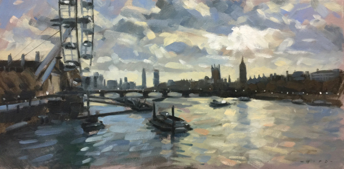 Westminster sunset by Andrew Hird 