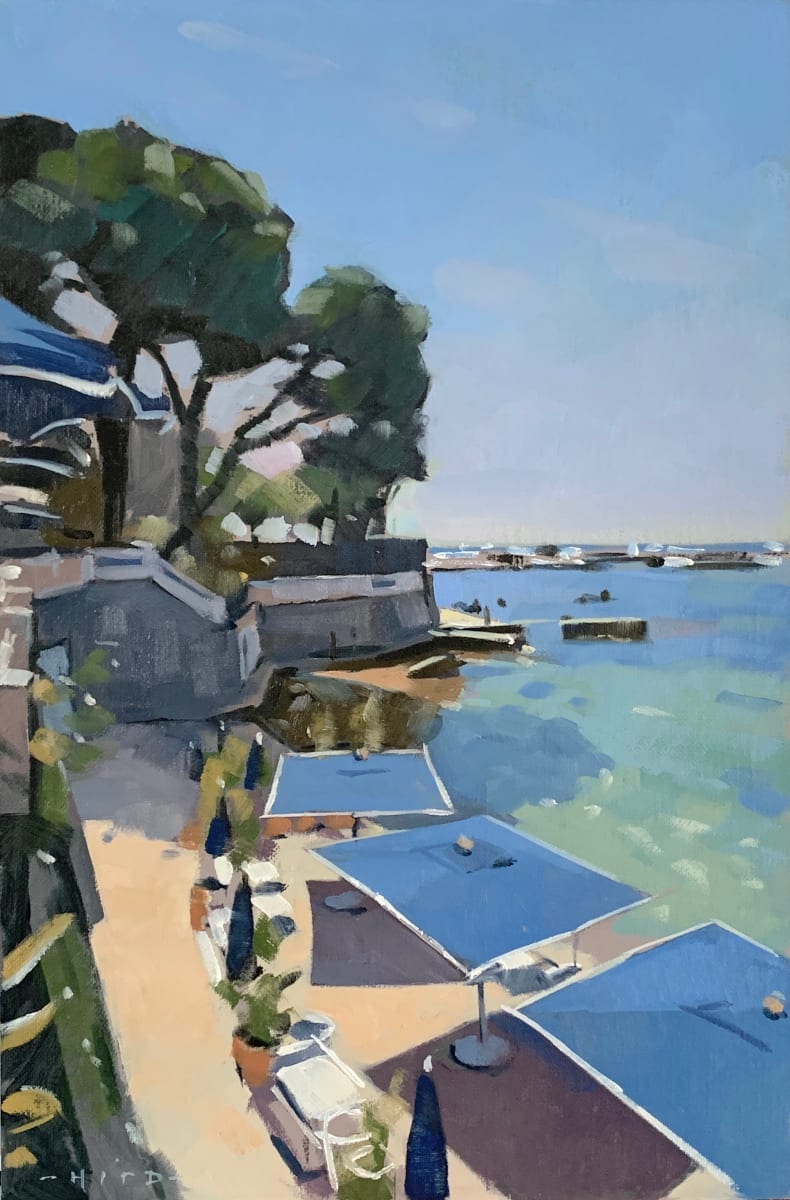 Morning shadows, Juan les Pins by Andrew Hird 