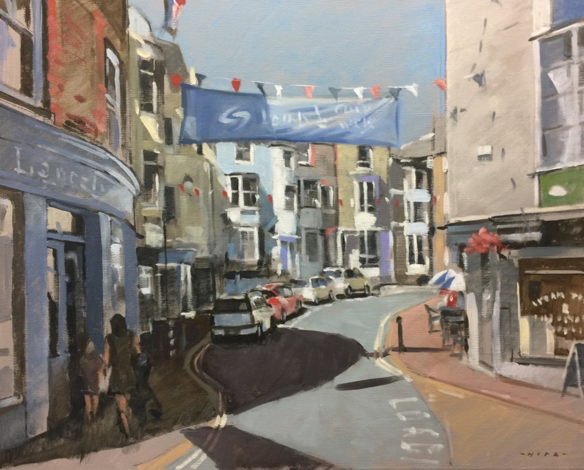 Cowes Week sunshine, Bath road by Andrew Hird 