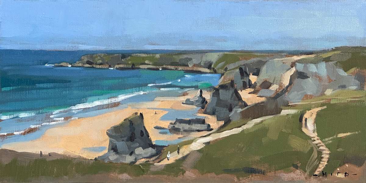 Bedruthan Steps by Andrew Hird ARSMA, Image 2.