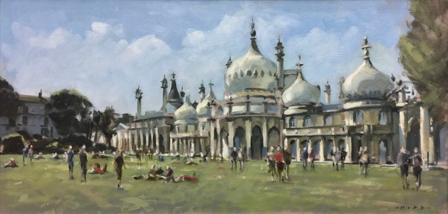 Brighton Pavilion, afternoon sun by Andrew Hird 