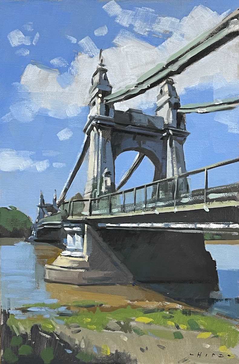 Hammersmith Bridge by Andrew Hird RSMA, Image 1.