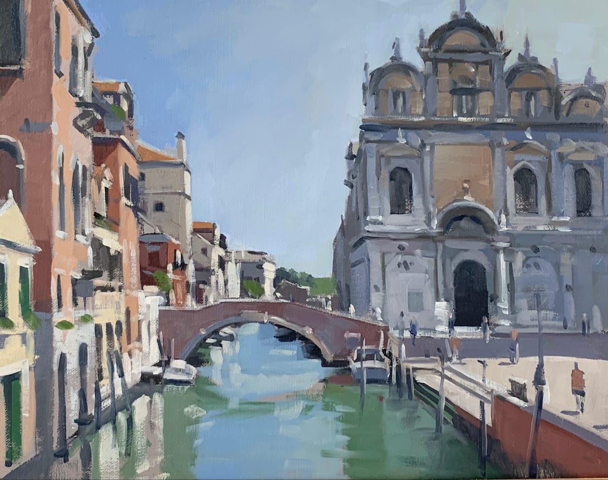 Rio dei Mendicanti, morning sun by Andrew Hird ARSMA 