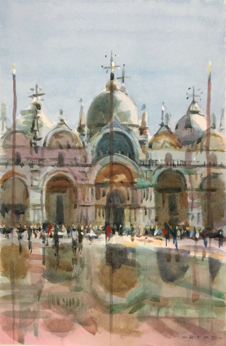 San Marco, between the showers by Andrew Hird ARSMA 