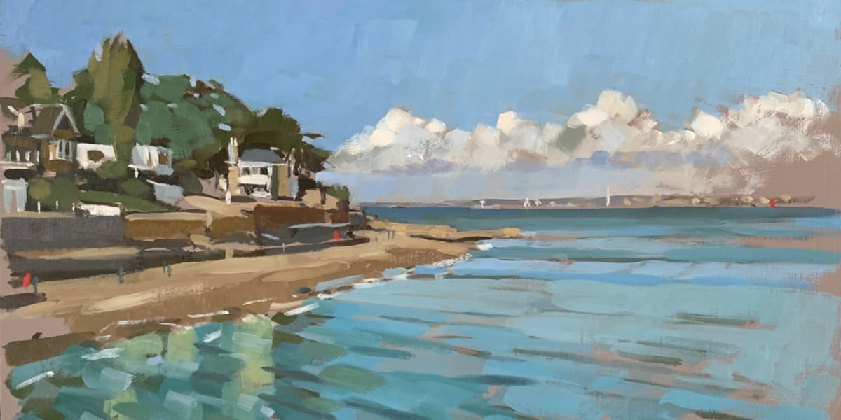 Nettlestone Point, bright morning by Andrew Hird 