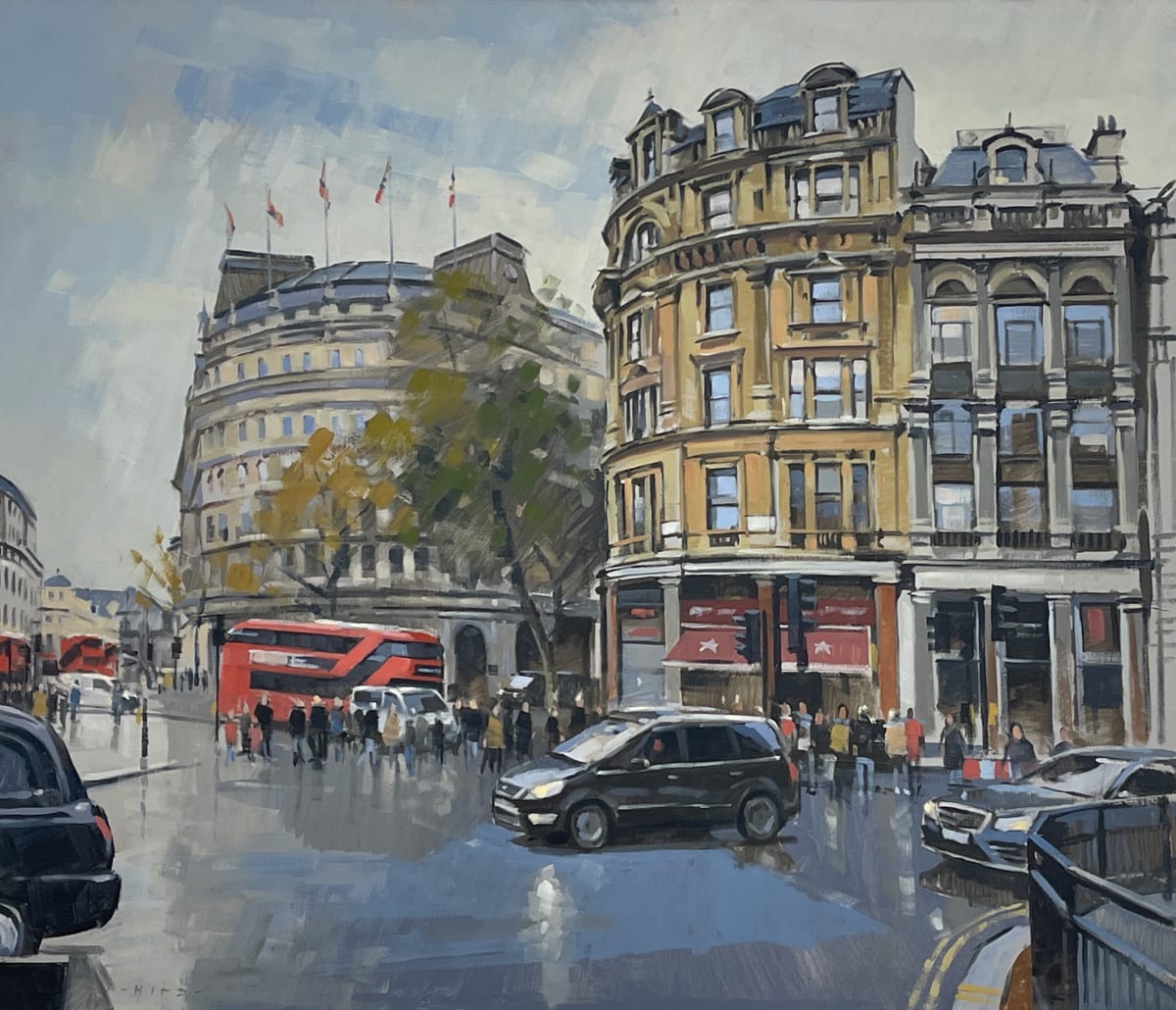 Around Trafalgar Square by Andrew Hird ARSMA 