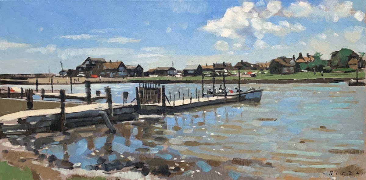 The Walberswick ferry by Andrew Hird 