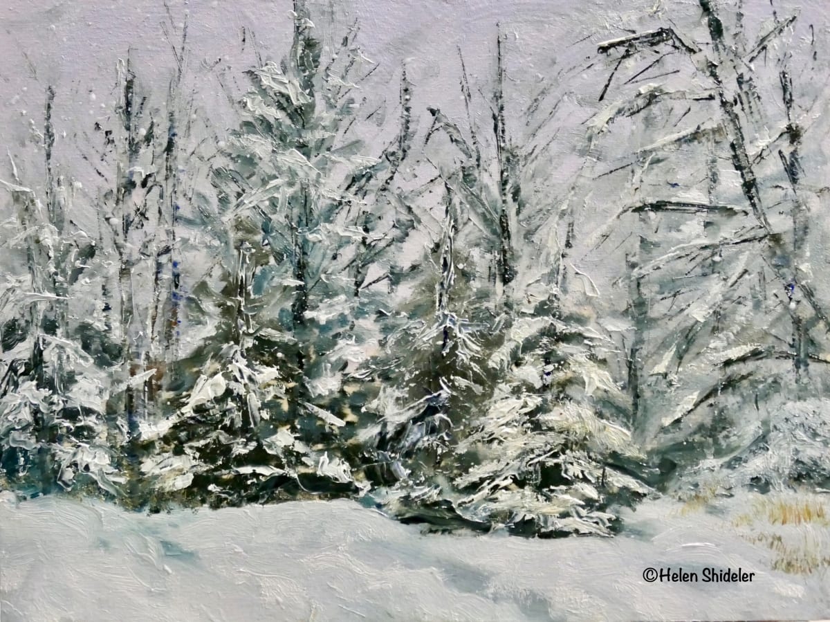 Winter  Wonderland by Helen Shideler  Image: Plein Air Painting