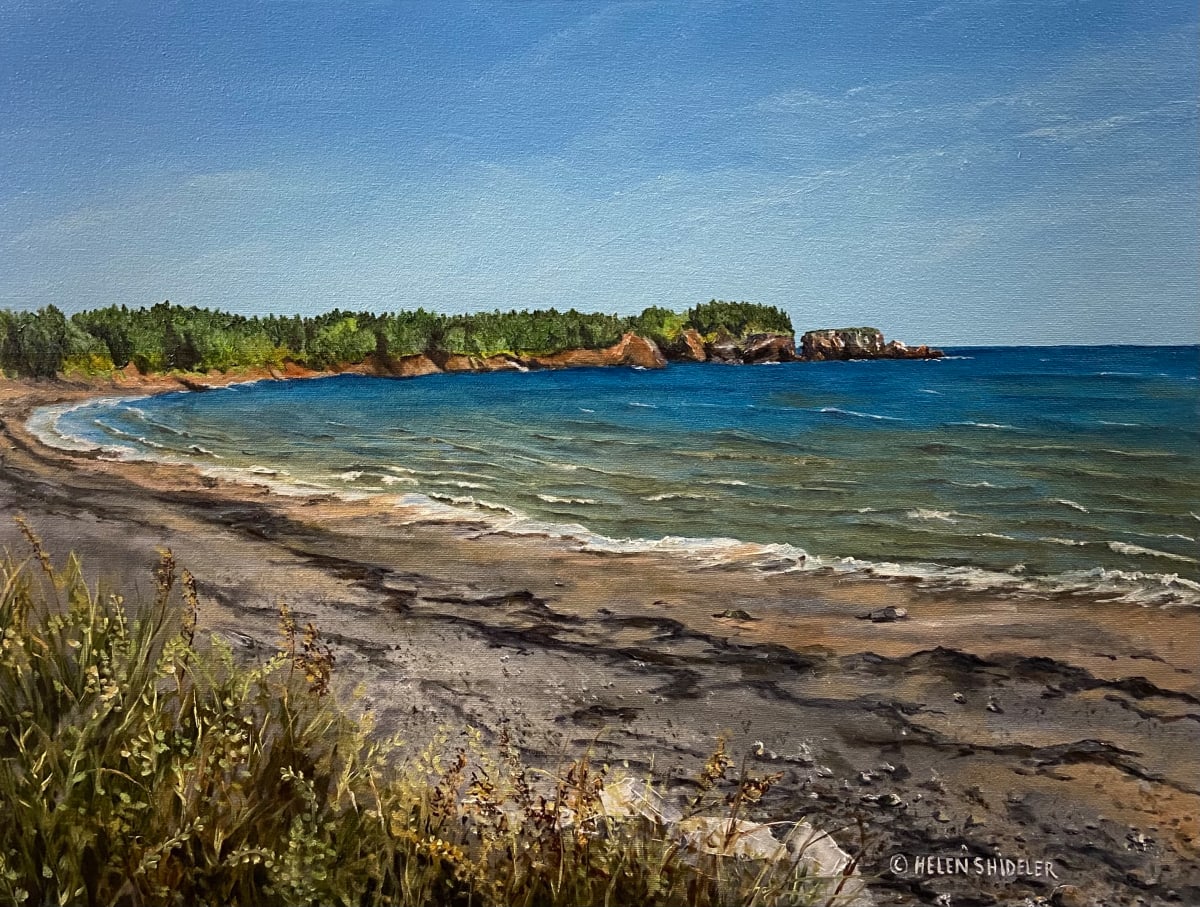 After the Storm, Split Rock by Helen Shideler 